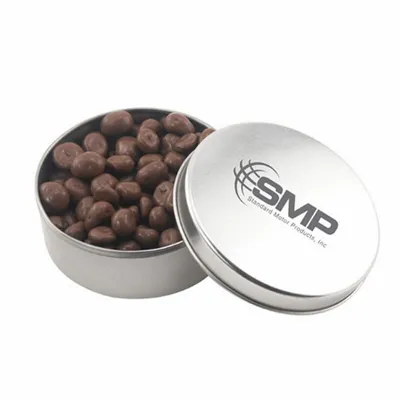 Round Tin with Chocolate Raisins - SBF3000 - Custom Flying Discs