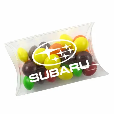 Small Pillow Acetate Box with Skittles - Custom Flying Discs
