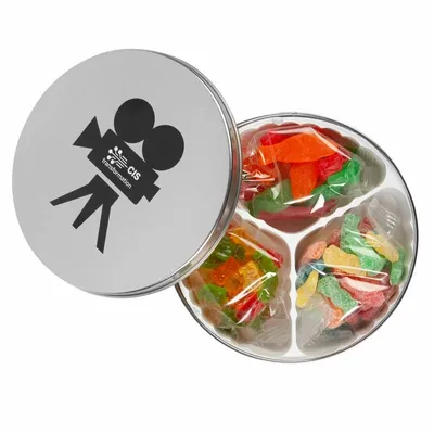 Clever Candy Movie Reel Tin - Confections - Custom Flying Discs