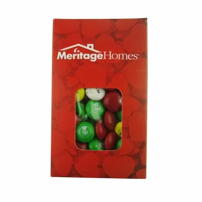 Small Window Box - Chocolate Buttons Imprinted - Custom Flying Discs