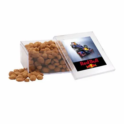 Acrylic Box with Honey Roasted Peanuts - Large - Custom Flying Discs