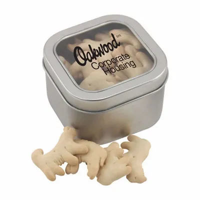 Window Tin with Animal Crackers - SBF2700 - Custom Flying Discs