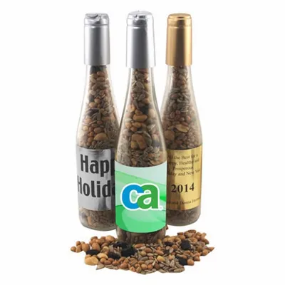 Champagne Bottle with Trail Mix 11" - Custom Flying Discs