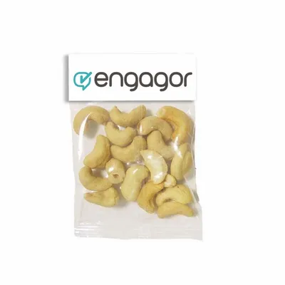 Small Header Bags - Jumbo Salted Cashews - Custom Flying Discs