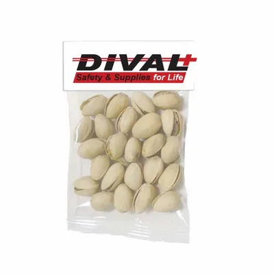 Small Header Bags - Jumbo Salted Pistachios - Custom Flying Discs