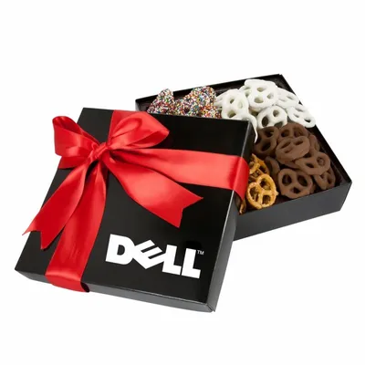 4 Delights Gift Box - Assorted Mini Pretzels - Custom Flying Discs