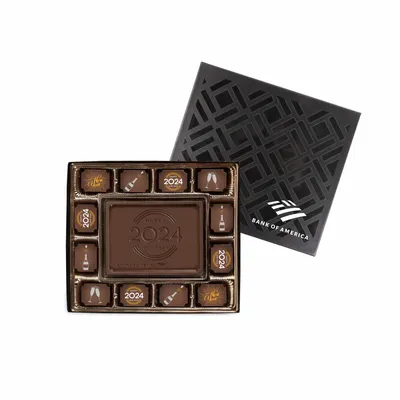 Here's to the New Year Chocolate Delight Gift Box - Custom Flying Discs