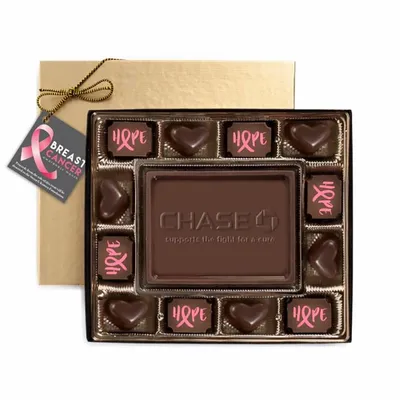 Hope, Love, Cure Chocolate Box - Custom Flying Discs