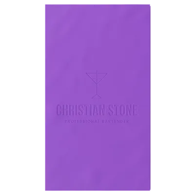 Custom Debossed Guest Towel Napkin - Custom Flying Discs