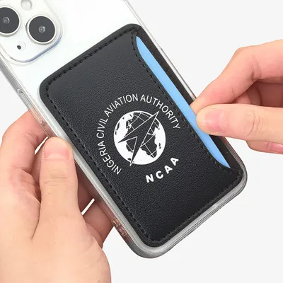 Leather Phone Wallet with Top Slit - Custom Flying Discs