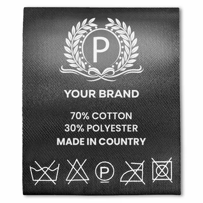 Printed Care Labels - Custom Flying Discs