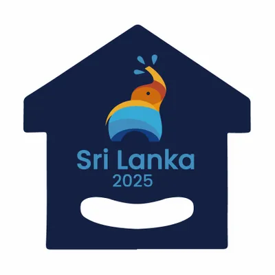 Breezin' House Plastic Hand Fans