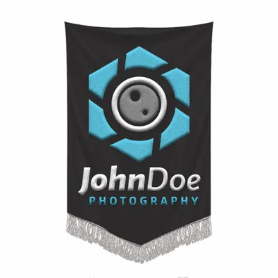 Embroidered Pennant - Custom Flying Discs