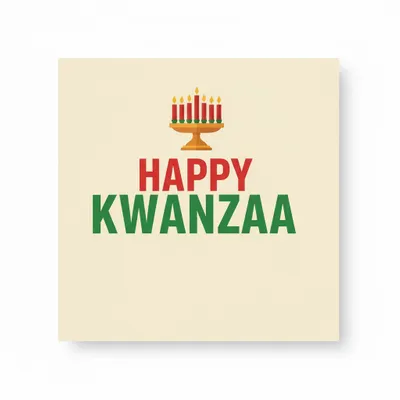 Kwanzaa Napkins - Custom Flying Discs