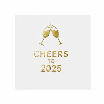 New Years Napkins - Custom Flying Discs