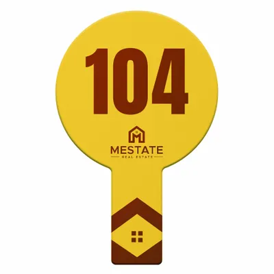 Paddle Shape Auction Paddles - Custom Flying Discs