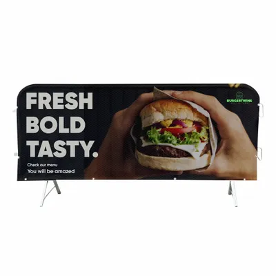 Crowd Barrier Covers - Custom Flying Discs