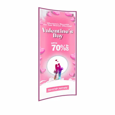 SEG Curved Lit Display Graphics - Custom Flying Discs