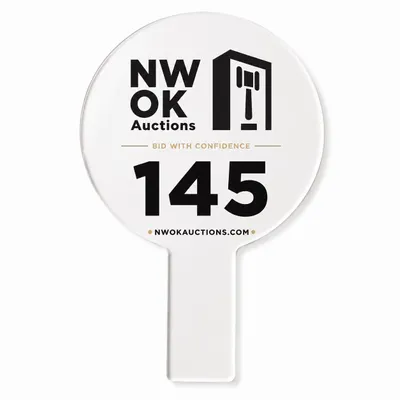 Foam Auction Paddles - Custom Flying Discs