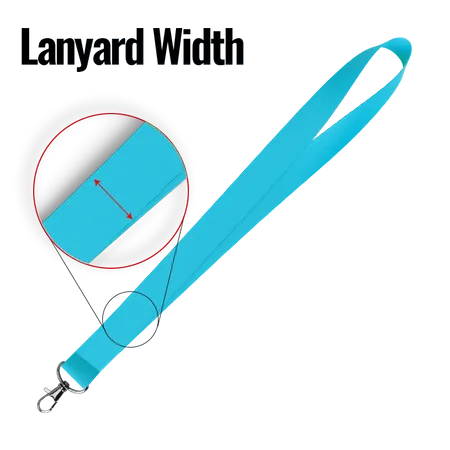 Lanyard Width Lanyard Width - Custom Flying Discs