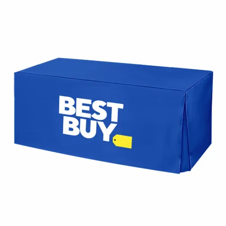 Pleated Corner Table Covers - Custom Flying Discs