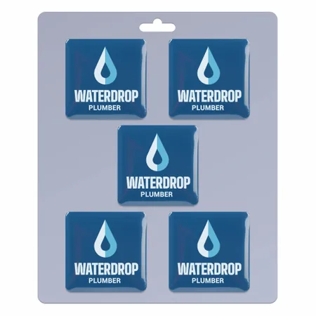 5 pack_Square Lapel Pin 1.25 inch - Custom Flying Discs