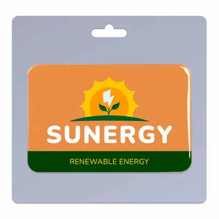 1 pack_Rectangle Lapel Pin 2.75x1 inch - Custom Flying Discs