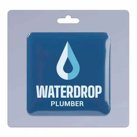 1 pack_Square Lapel Pin 2.00 inch - Custom Flying Discs