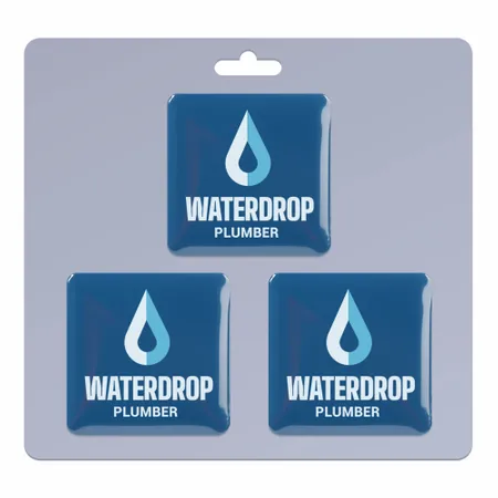 3 pack_Square Lapel Pin 1.25 inch - Custom Flying Discs