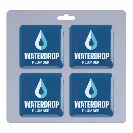 4 pack_Square Lapel Pin 1.25 inch - Custom Flying Discs