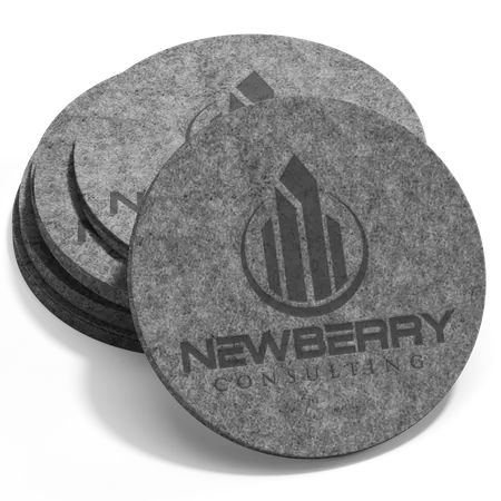 Absorbent Felt Coaster - Custom Flying Discs