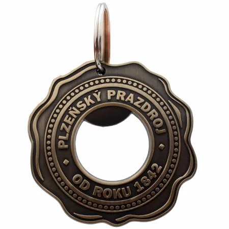 Stylish Bottle Opener Keychain Stylish Bottle Opener Keychain - Custom Flying Discs