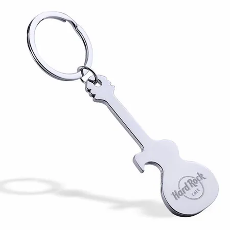 Electric Guitar Bottle Opener Keychain Electric Guitar Bottle Opener Keychain - Custom Flying Discs