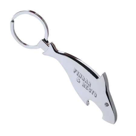 Dolphin Bottle Opener Keychain Dolphin Bottle Opener Keychain - Custom Flying Discs
