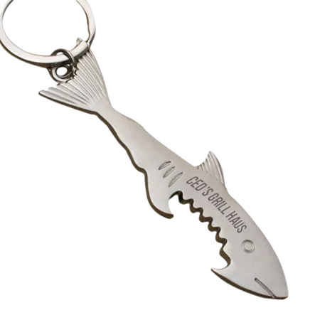Shark Bottle Opener Keychain Shark Bottle Opener Keychain - Custom Flying Discs