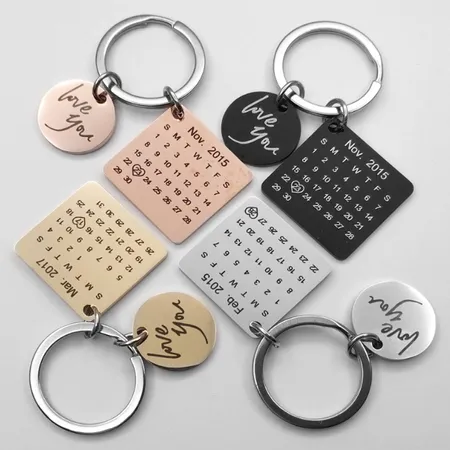 Charming Metal Keychain Charming Metal Keychain - Custom Flying Discs
