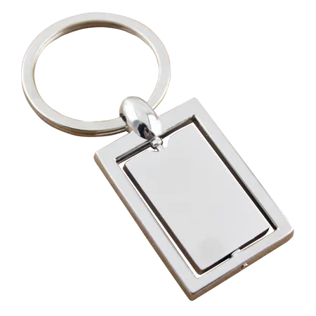 Spinning Square Metal Keychain Spinning Square Metal Keychain - Custom Flying Discs