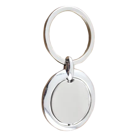 Spinning Circle Metal Keychain Spinning Circle Metal Keychain - Custom Flying Discs