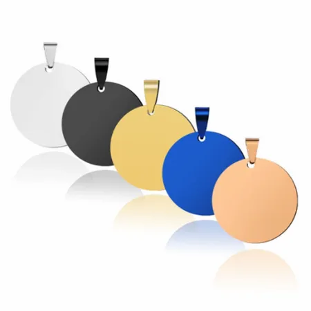 Full Color Circle Metal Keychain Full Color Circle Metal Keychain - Custom Flying Discs