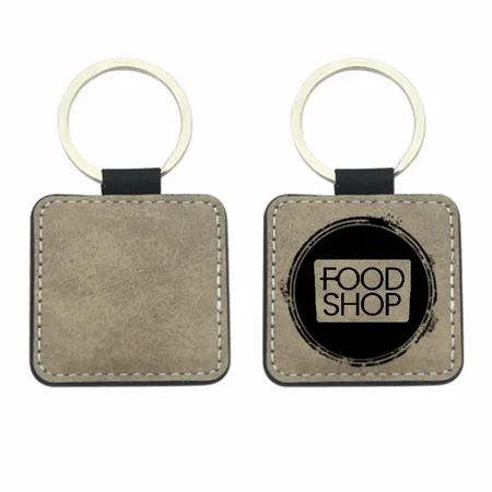Sublime Square Leather Keychain - Custom Flying Discs