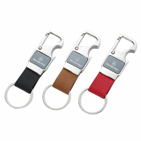 Fashion Laser Cut Leather Keychain - Custom Flying Discs