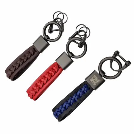 Versatile Laser Cut Leather Keychain - Custom Flying Discs