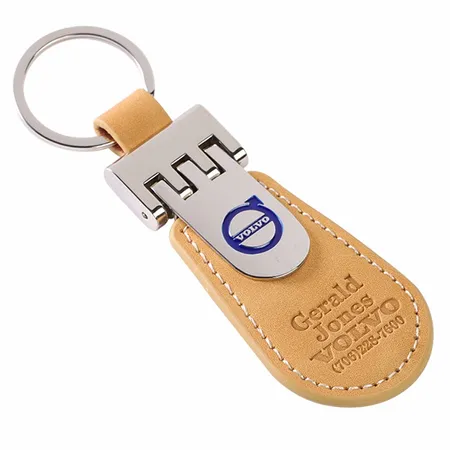 Royalty Tag Leather Keychain - Custom Flying Discs