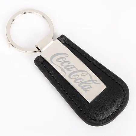 Superior Metal & Leather Keychain - Custom Flying Discs