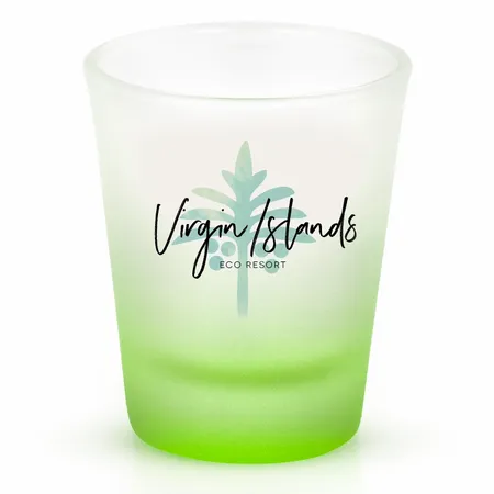 Frosted Glass Shot Glass - Custom Flying Discs