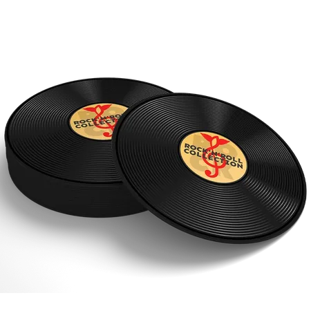 Soft Plastic Record Coaster - Custom Flying Discs