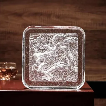 Customized Crystal Carving Coaster - Custom Flying Discs