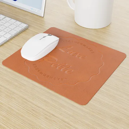 Custom Leather Mouse Pad Custom Leather Mouse Pad - Custom Flying Discs