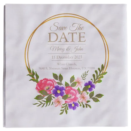 Custom Beverage Napkin - Custom Flying Discs