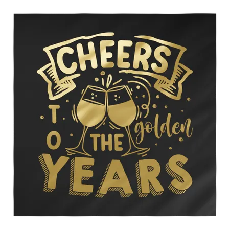 Custom Foil Stamped Beverage Napkin - Custom Flying Discs